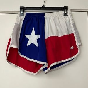 Texas flag running shorts